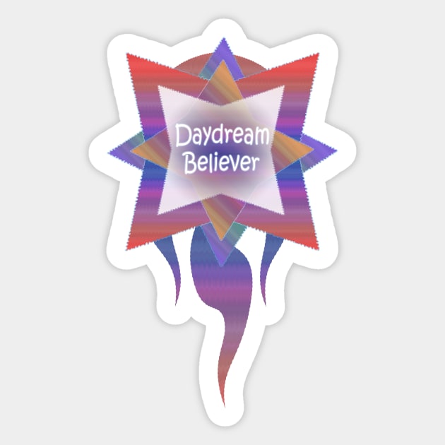 Beautiful Daydream Believer Sticker by MelissaJBarrett